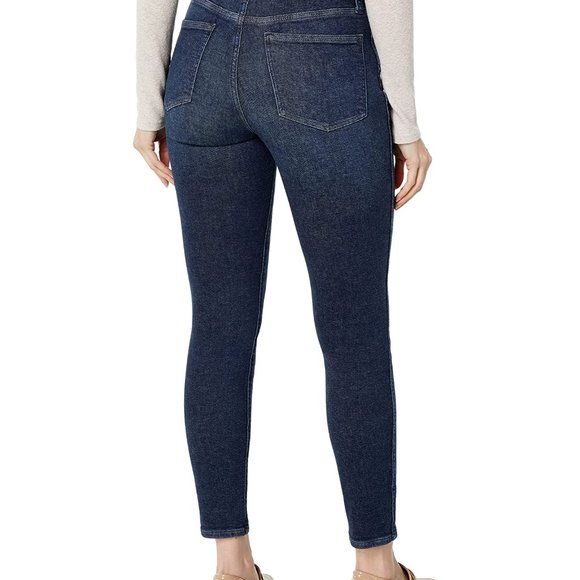 Madewelll Women Blue Skinny Jeans 10” High- Rise Sz 24 Zipper And 5 pickets - Picture 4 of 12